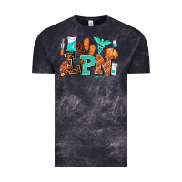 Cloud Black lpn fall nurse with Vintage Tee - AdoDesignShop