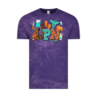Cloud Purple lpn fall nurse with Vintage Tee - AdoDesignShop