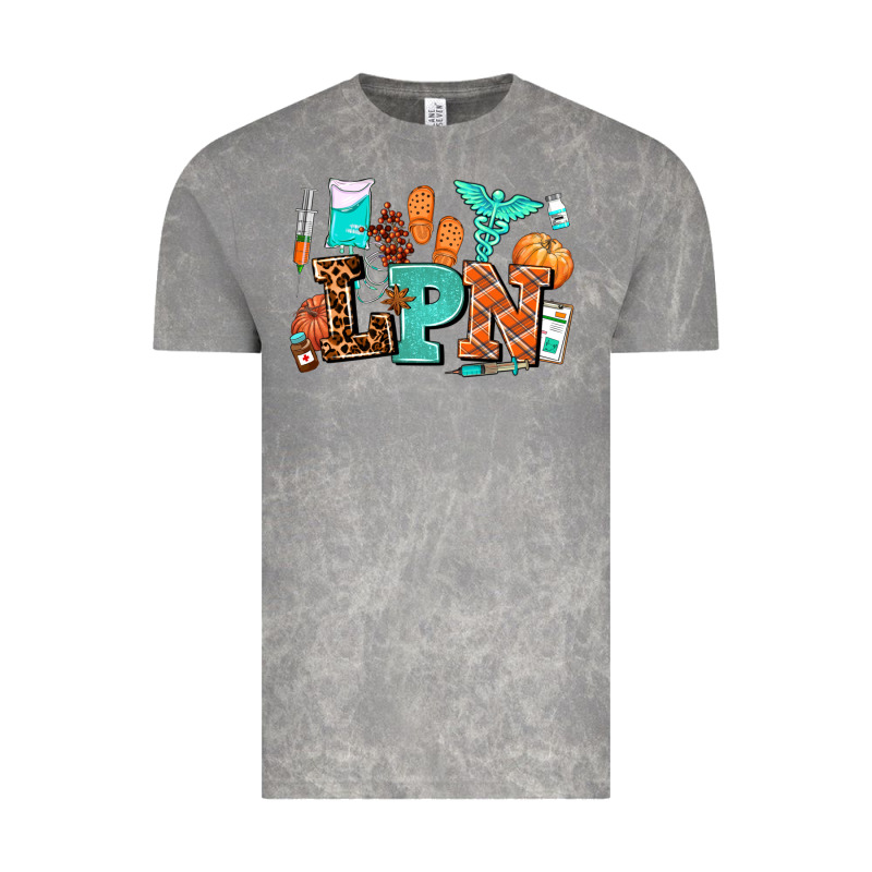Lpn Fall Nurse With Vintage Tee by AdoDesignShop | Teevron