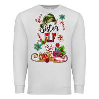 Dove Grey sister elf Premium Sweatshirt - MaliasSmallBusiness