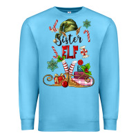 Ocean Blue sister elf Premium Sweatshirt - MaliasSmallBusiness