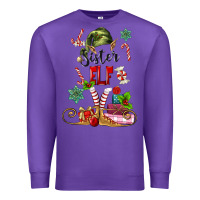 Purple sister elf Premium Sweatshirt - MaliasSmallBusiness