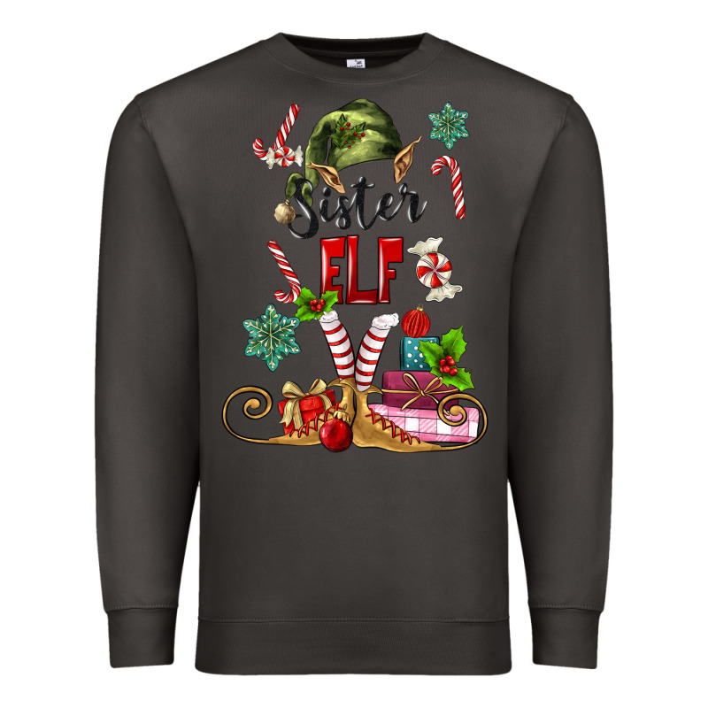 Sister Elf Premium Sweatshirt by MaliasSmallBusiness | Teevron