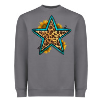 Storm western leopard star Heavyweight Sweatshirt - HRA Design Shop