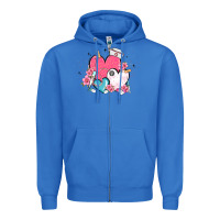 True Royal nurse hearts Zipper Hoodie - MaliasSmallBusiness