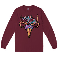 Burgundy wild soul Long Sleeve Tee - JahusDesignShop
