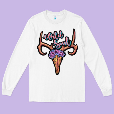 Wild Soul Long Sleeve Tee Designed By Jahusdesignshop