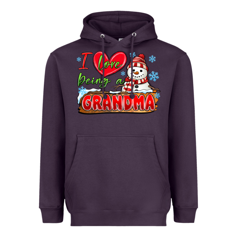 I Love Being A Grandma Heavyweight Hoodie by MaliasSmallBusiness | Teevron