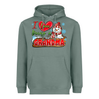 Sage i love being a grandma Heavyweight Hoodie - MaliasSmallBusiness