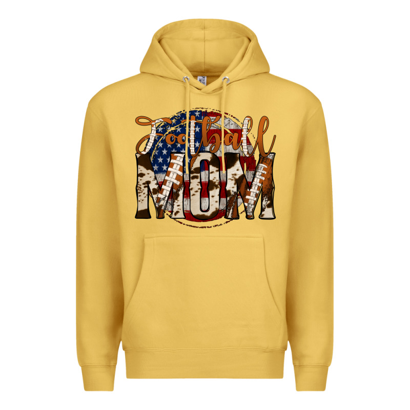 Football Mom Premium Hoodie by Jasminsmagicworld | Teevron