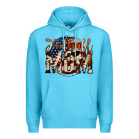 Ocean Blue football mom Premium Hoodie - Jasminsmagicworld