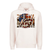 Pale Pink football mom Premium Hoodie - Jasminsmagicworld