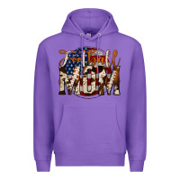 Purple football mom Premium Hoodie - Jasminsmagicworld
