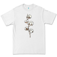 White cotton Premium Tee - BarkalooDesign