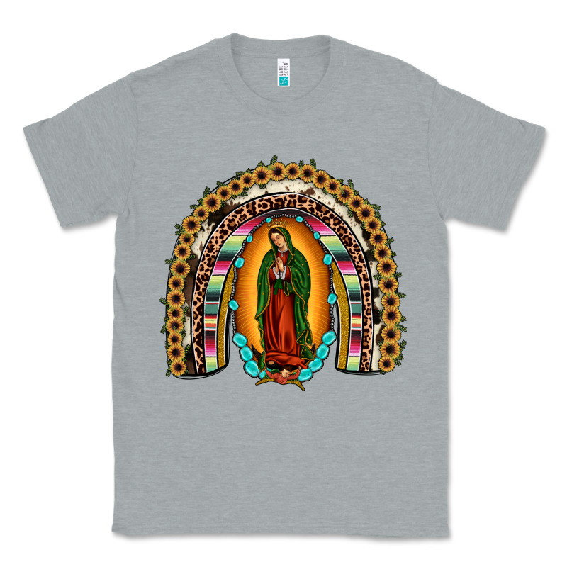 Our Lady Of Guadalupe Rainbow Classic Tee by JahusDesignShop | Teevron