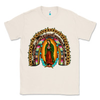 Natural our lady of Guadalupe rainbow Classic Tee - JahusDesignShop