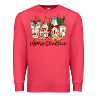 Cardinal santa fuel merry christmas Premium Sweatshirt - MaliasSmallBusiness