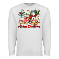 Oatmeal Heather santa fuel merry christmas Premium Sweatshirt - MaliasSmallBusiness