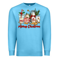Ocean Blue santa fuel merry christmas Premium Sweatshirt - MaliasSmallBusiness