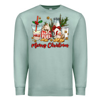 Seafoam santa fuel merry christmas Premium Sweatshirt - MaliasSmallBusiness