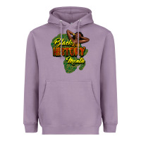 Lavender black history month Heavyweight Hoodie - NancyCooperArtShop
