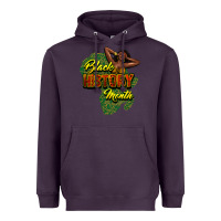 Plum black history month Heavyweight Hoodie - NancyCooperArtShop