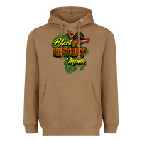 Toasted Coconut black history month Heavyweight Hoodie - NancyCooperArtShop