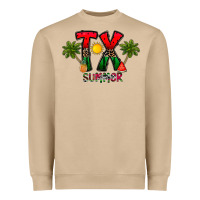 Mushroom texas summer Heavyweight Sweatshirt - CowhideDigitalArt