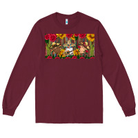Burgundy hispanic heritage month gnomes tumbler license plate Long Sleeve Tee - BundleAndBundleShop