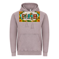 Vintage Zinc faith cross and sunflower license plate Vintage Hoodie - HRA Design Shop