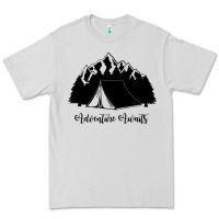 Dove Grey Adventure Camping Premium Tee - Unal Design