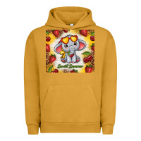 Pigment Peanut Butter sweet summer cute elephant Urban Hoodie - TumblerDesignByShophia