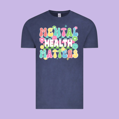 Mental Health Matters Vintage Tee Designed By Jahusdesignshop