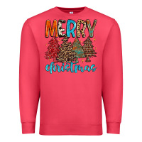 Cardinal merry christmas trees Premium Sweatshirt - MaliasSmallBusiness