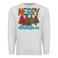 Dove Grey merry christmas trees Premium Sweatshirt - MaliasSmallBusiness
