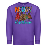Purple merry christmas trees Premium Sweatshirt - MaliasSmallBusiness