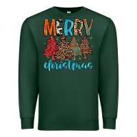 Sports Green merry christmas trees Premium Sweatshirt - MaliasSmallBusiness