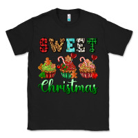 Black sweet Christmas with cupcake Classic Tee - AdoDesignShop