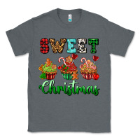 Charcoal Heather sweet Christmas with cupcake Classic Tee - AdoDesignShop