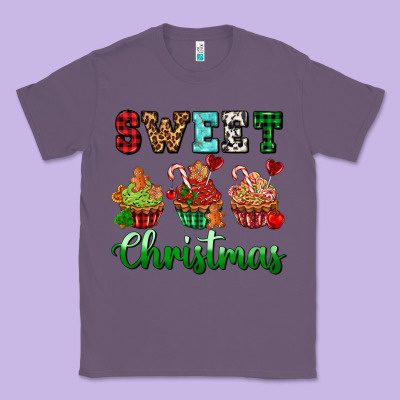 Sweet Christmas With Cupcake Classic Tee Designed By Adodesignshop