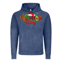 Vintage Denim christmas mom mom claus Vintage Hoodie - FaDigitalArtStudio