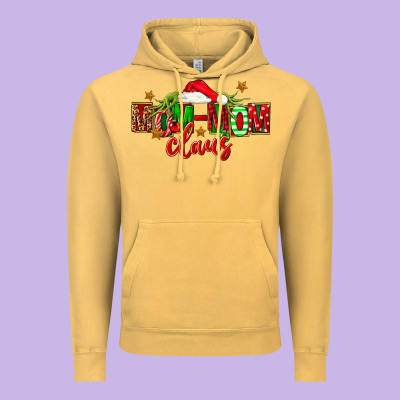 Christmas Mom Mom Claus Vintage Hoodie Designed By Fadigitalartstudio