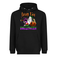 Black long live halloween Heavyweight Hoodie - NancyCooperArtShop