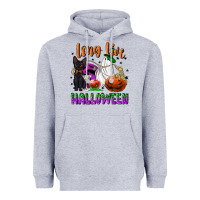 Heather Grey long live halloween Heavyweight Hoodie - NancyCooperArtShop