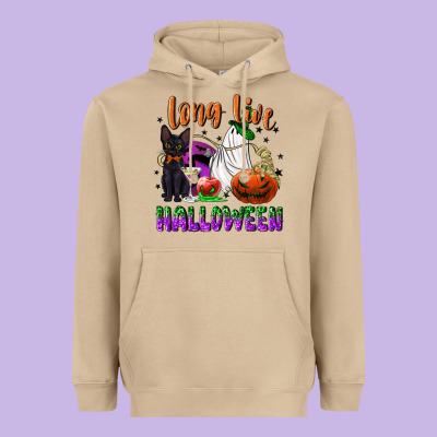 Long Live Halloween Heavyweight Hoodie Designed By Nancycooperartshop
