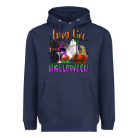 Navy long live halloween Heavyweight Hoodie - NancyCooperArtShop