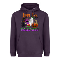 Plum long live halloween Heavyweight Hoodie - NancyCooperArtShop