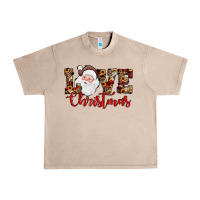 French Oak Love Christmas Santa Urban Heavy Tee - JahusDesignShop