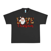 Pigment Black Love Christmas Santa Urban Heavy Tee - JahusDesignShop