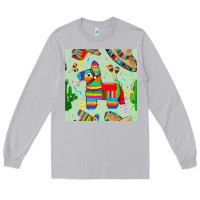 Moon Dust pinata seamless pattern Long Sleeve Tee - BundleAndBundleShop